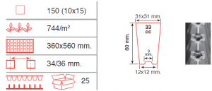 Bandeja de cultivo Forestal QP E 150-6V